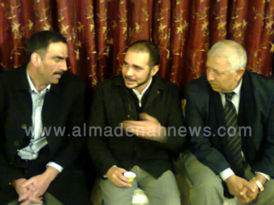 الامير علي يشارك في عزاء المدرب الوطني ابو العوض (صور)